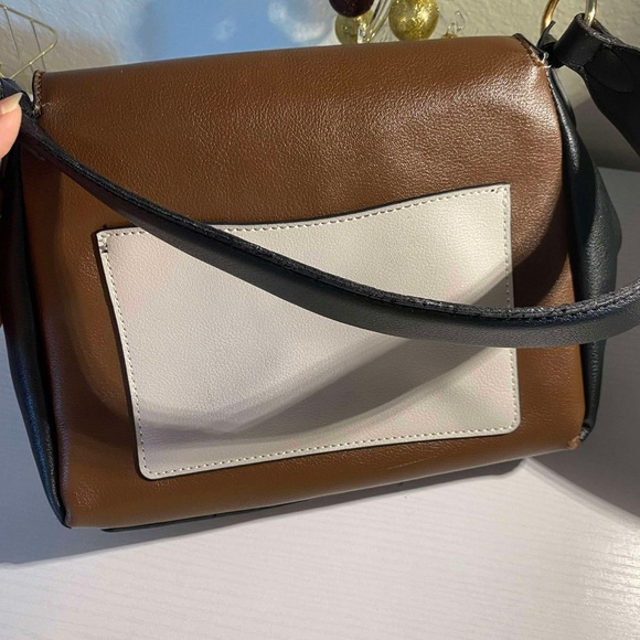 Nine West Black, Brown, and Cream Crossbody Bag - Picture 5 of 13